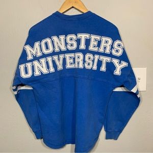 Disney Monsters University Blue Spirit Jersey Sz S